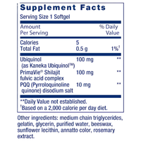 Life Extension - Ubiquinol CoQ10 + PQQ - 30 Cápsulas Blandas