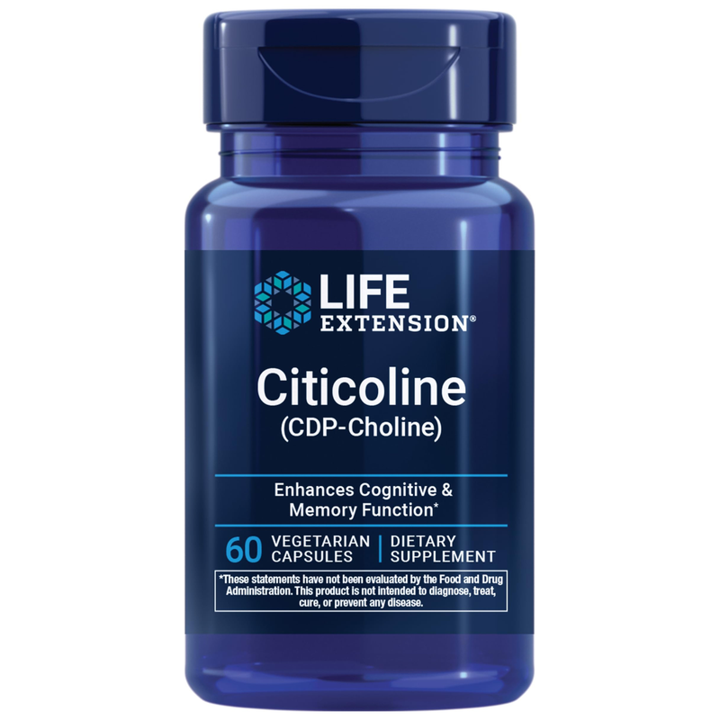 Life Extension - Citicoline CDP-Choline - 60 Cápsulas