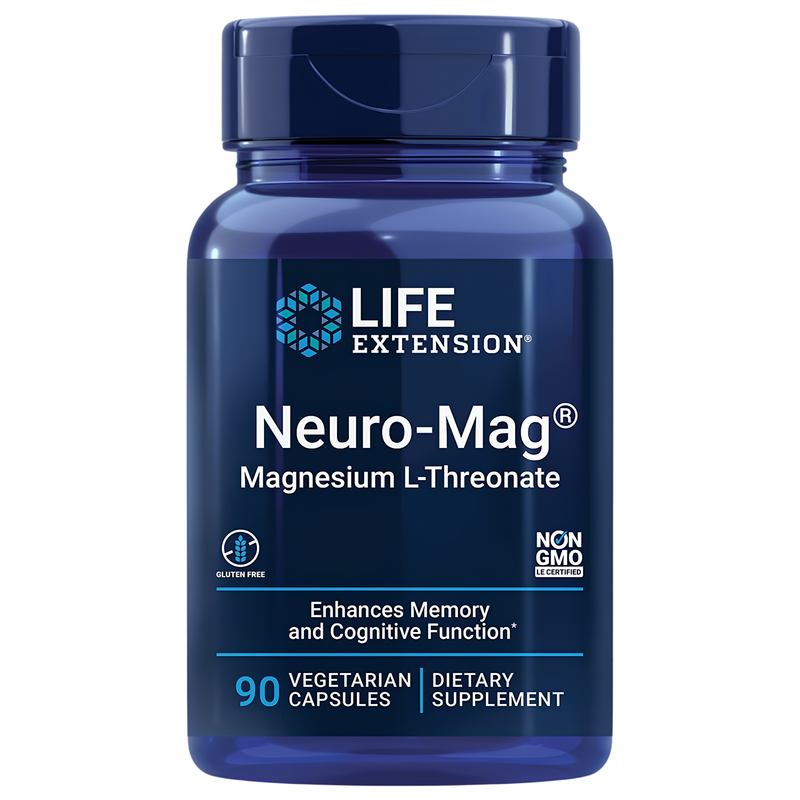 Life Extension - Neuro-Mag Magnesio L-Treonato - 90 Cápsulas