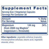 Life Extension - Neuro-Mag Magnesio L-Treonato - 90 Cápsulas