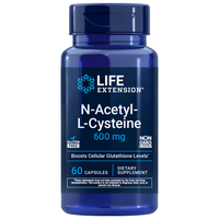 Life Extension - N-Acetil-L-Cisteína (NAC 600 mg) - 60 Cápsulas