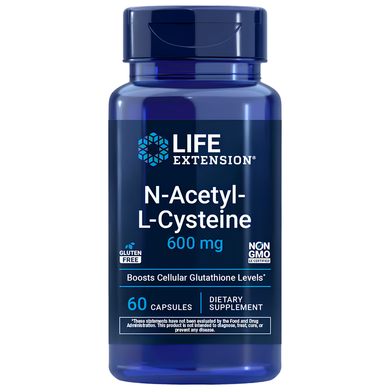 Life Extension - N-Acetil-L-Cisteína (NAC 600 mg) - 60 Cápsulas
