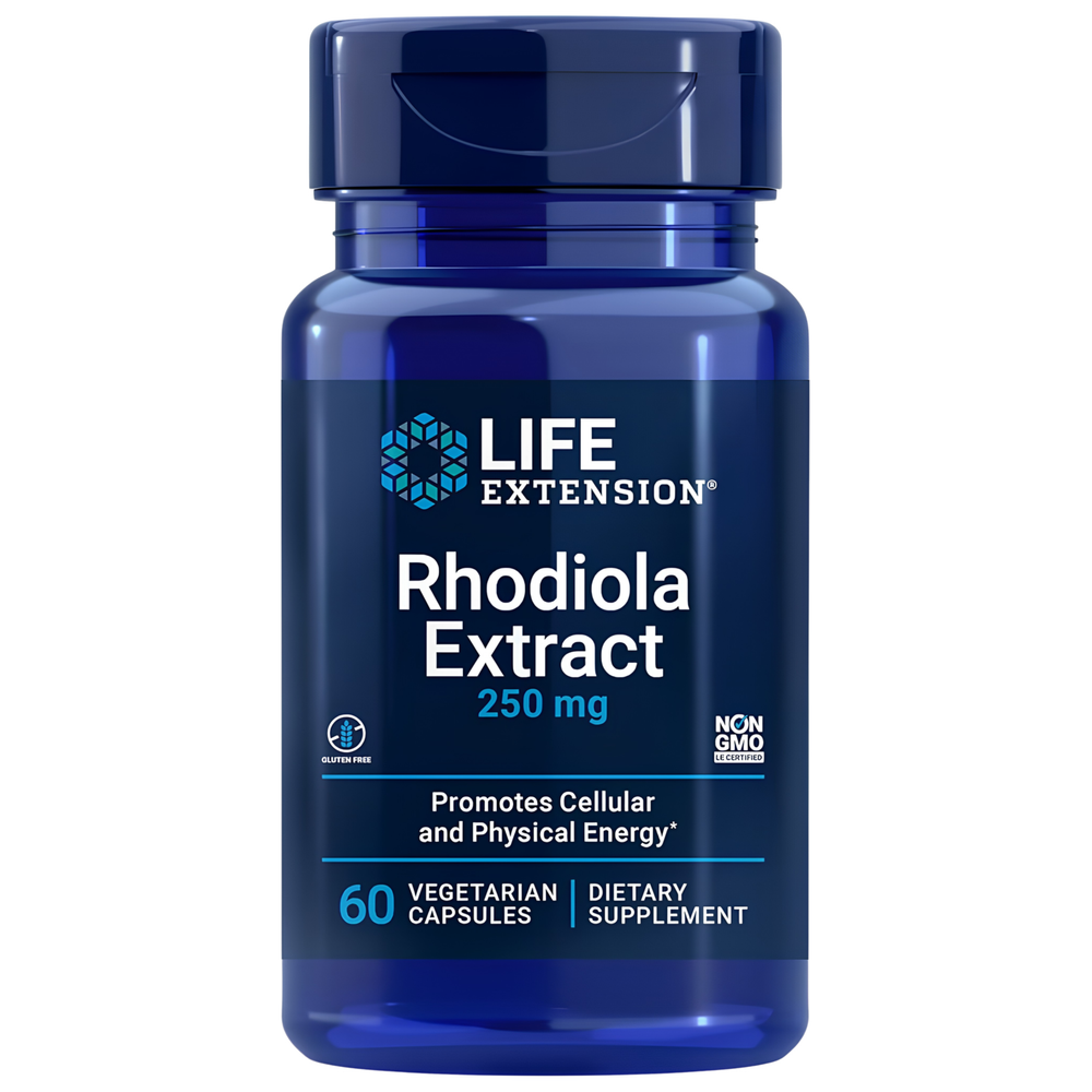 Life Extension - Rodiola Extract  - 60 Cápsulas