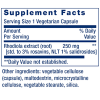 Life Extension - Rodiola Extract  - 60 Cápsulas