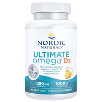 Nordic Naturals - Ultimate Omega + D3 - 60 Cápsulas Blandas