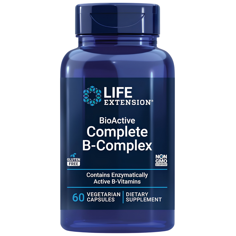Life Extension -  BioActive Complete B-Complex - 60 Cápsulas