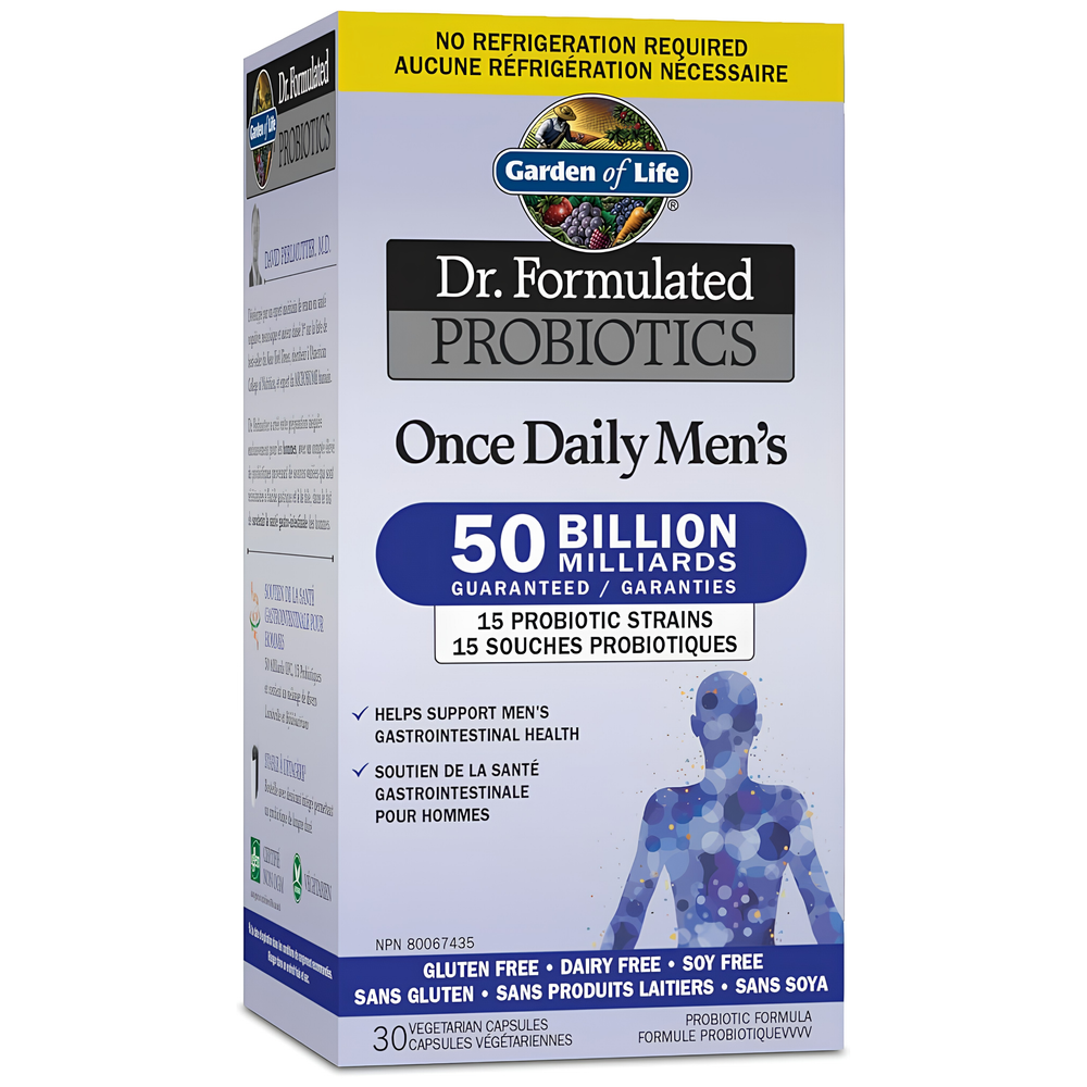 Garden of Life - Once Daily Men's Probiotic - 30 Cápsulas