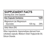Thorne - Magnesium Glycinate (120mg) - 90 Cápsulas