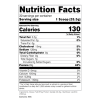 Transparent Labs - 100% Grass-Fed Whey Protein Isolate - 1 kg