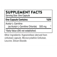 Thorne - L-Carnitine - 60 Cápsulas