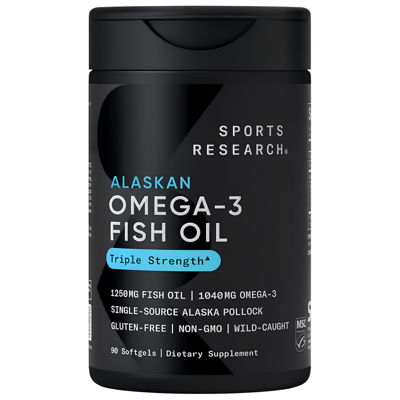 Sports Research Omega-3 - 90 Cápsulas Blandas