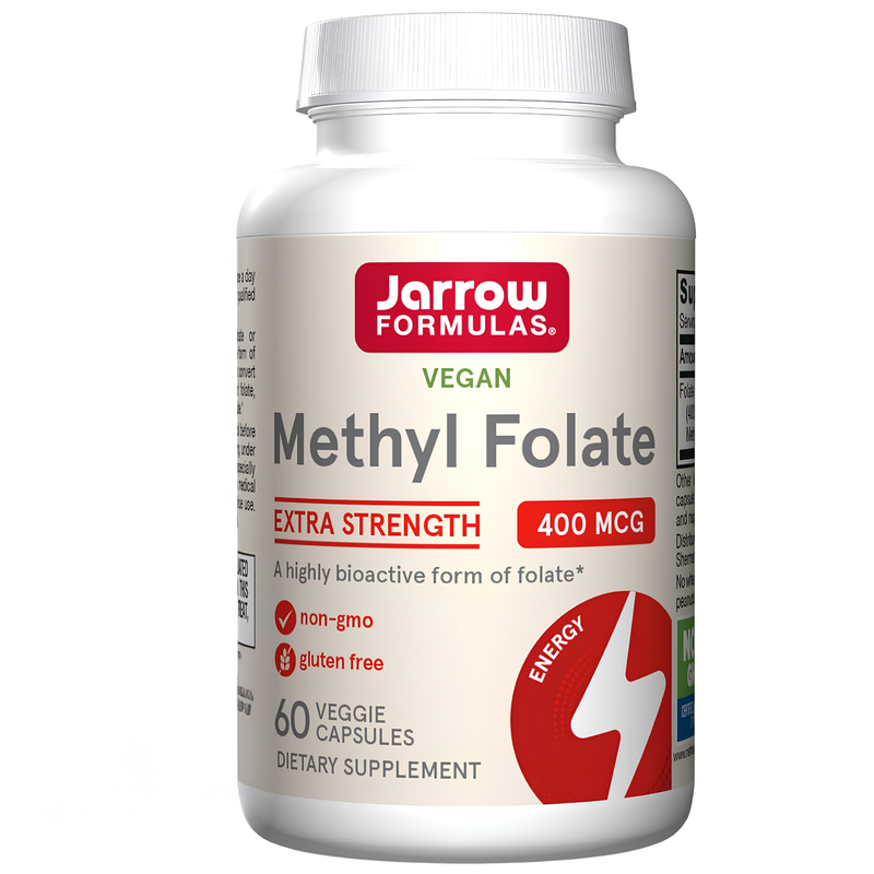 Jarrow Formulas Methyl Folate 400 mcg - 60 Cápsulas