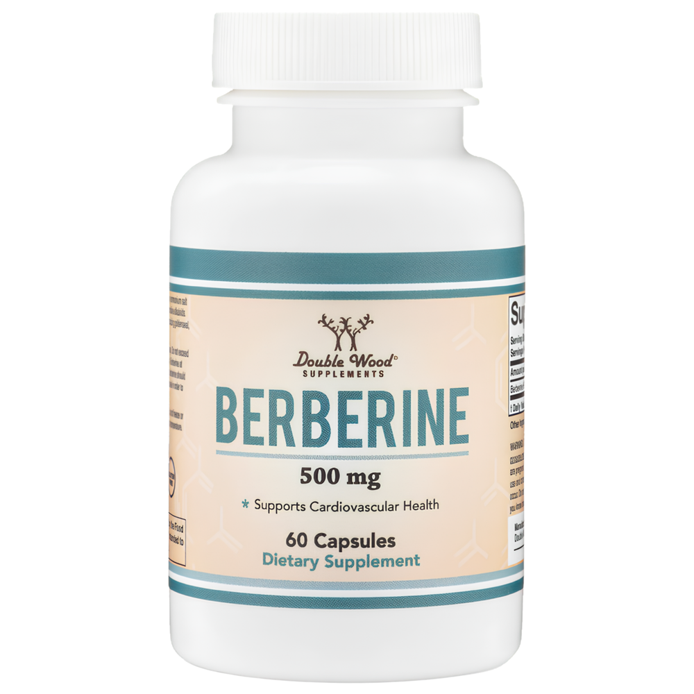 Double Wood - Berberine 500 mg - 60 Cápsulas