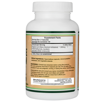 Double Wood - Lion's Mane Mushroom 500 mg - 120 Cápsulas