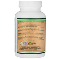 Double Wood - Lion's Mane Mushroom 500 mg - 120 Cápsulas