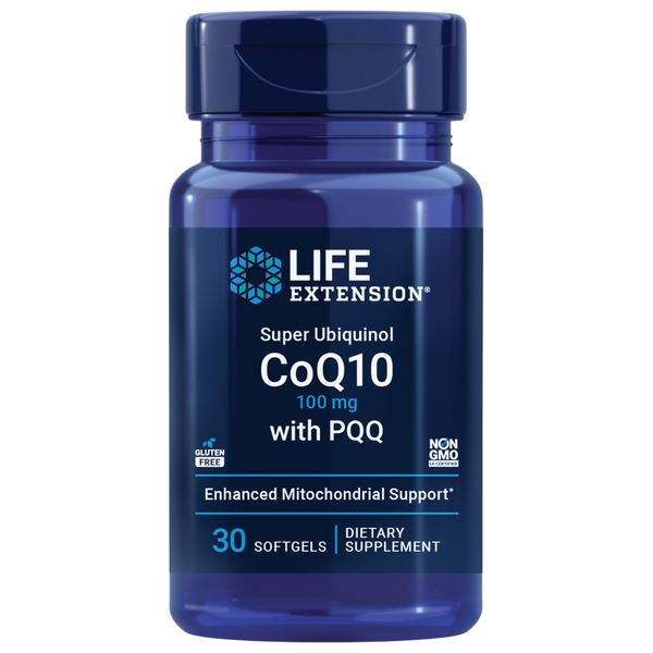 Life Extension - Ubiquinol CoQ10 + PQQ - 30 Cápsulas